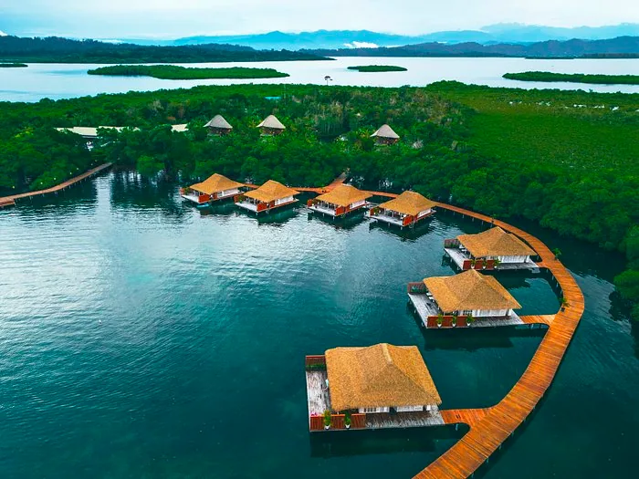 The Nayara Resort, located in Bocas Del Toro in Panama, is an eco-resort offering private over-the-water villas that are completely off the grid, protecting the natural mangroves of the area.