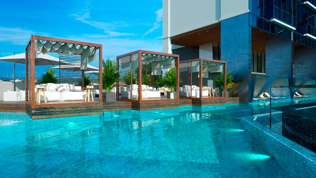 Generation Tower will offer assisted living options with on-site medical care, several pools, a gymnasium, and a running track to help keep residents active and social. Other options include bridge clubs, book clubs, cinemas, and trips to theaters in addition to 24/7 security and on-site management.